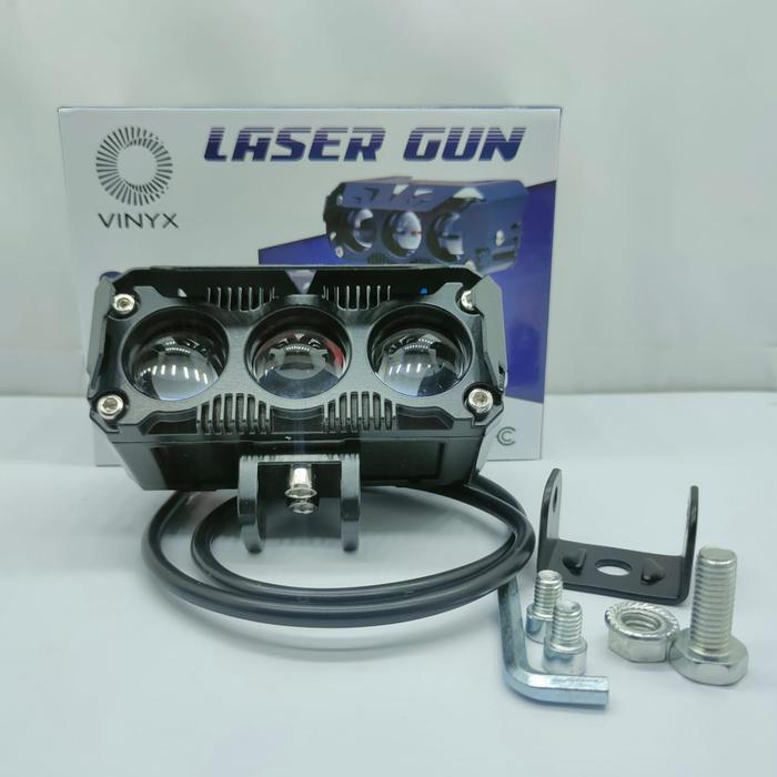 Populer Lampu Tembak Led Sorot Sql 3 Mata Premium Vinyx High Low Satuan Terlaris