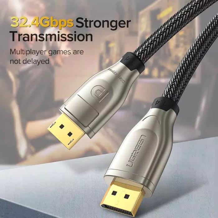 Ugreen 8K Displayport 1.4 Male To Male Dp 2M Nylon 60843