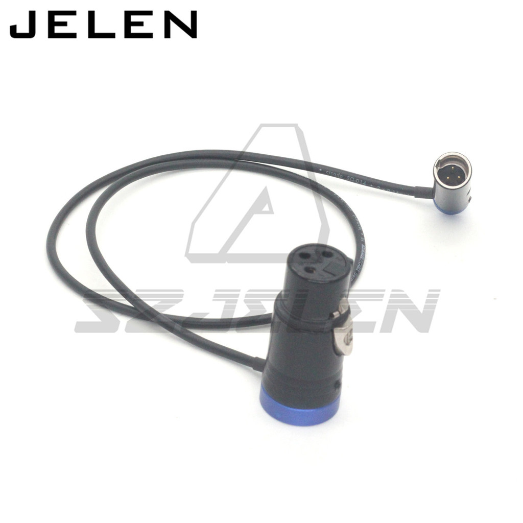 Low-Profile Neutrik 3Pin Xlr Female To Ta3M 3Pin For Blackmagic Pocket Cinema Camera/ Pyxis /Ursa