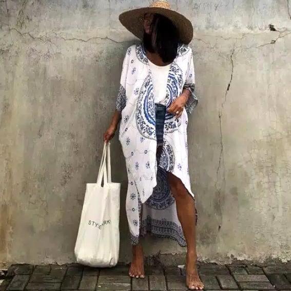 Baju Outercardiganoutwear Pantai Bali Asymmetricalasimetris Manila Outer Bohemian Style