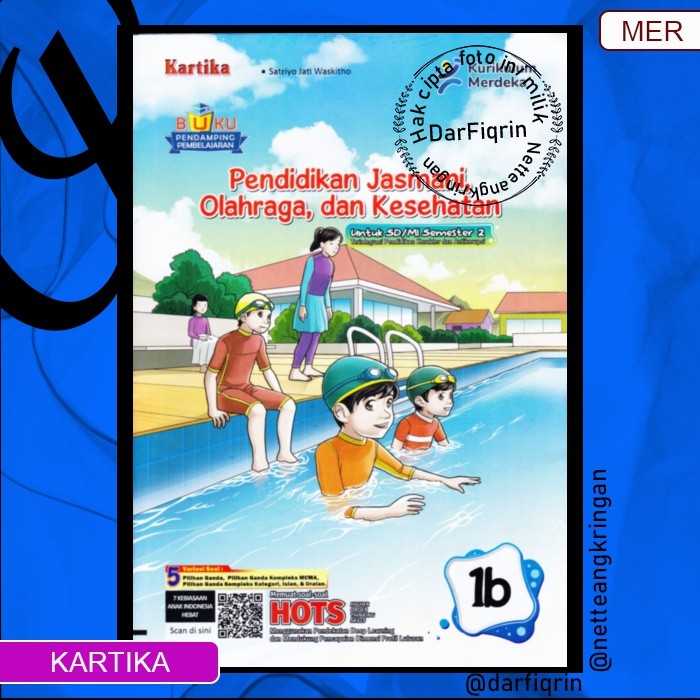 LKS PJOK Penjas Kelas 1 2 3 Semester 2 SD/MI KURMER Kurikulum Merdeka-Kartika-HOTS-Satriyo (H008)