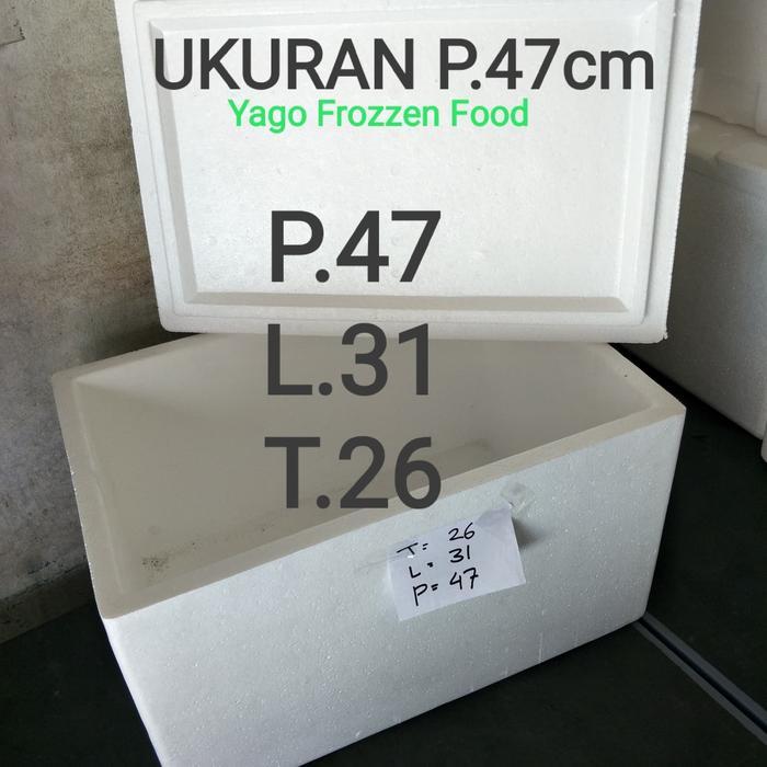 NEWs Styrofoam box/Sterofoam Ikan Beku/Sterofoam Daging beku/cool box 10kg
