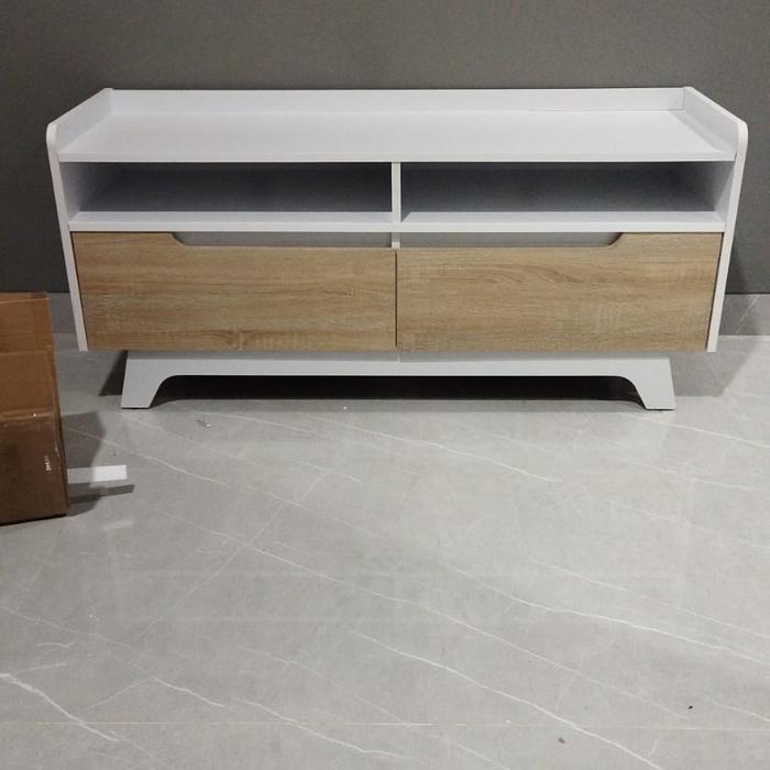 Buffet Tv/ Meja Tv Minimalis Putih Murah Meriah 2734
