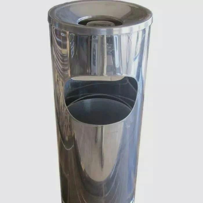 Tong Sampah Asbak Stainless / Asbak Tong Sampah Stainless Termurah Original
