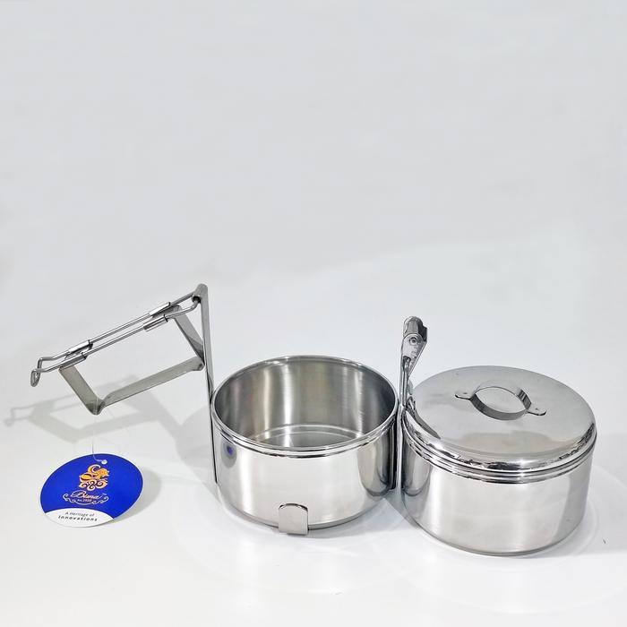 Rantang Bima 2 Susun Kecil (Mini) 11 Cm Stainless Steel Sus 304