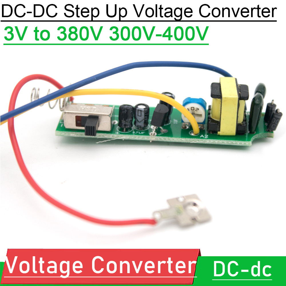 Dc-Dc 1.5V - 3V To 380V Boost Converter Ule 300V-400V Voltage Adjustable Inverter Booster Circuit