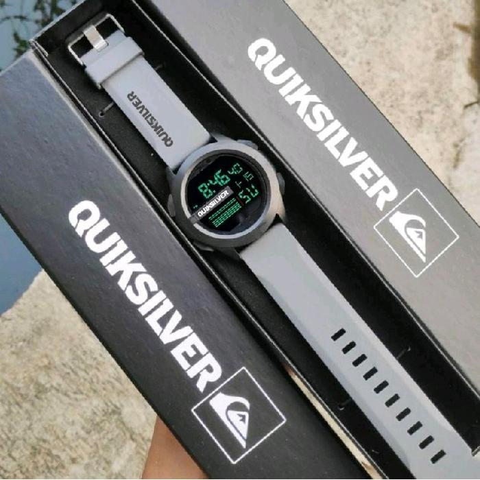 Promo Jam Tangan Anak Pria Dan Wanita Quiksilver Original Digital Strap Rubber Fashion Terkini Free