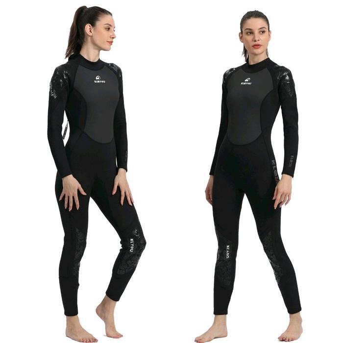 Wetsuit Women 3MM neoprene pakaian selam wanita wetsuit stelan diving set scuba diving suit swimming