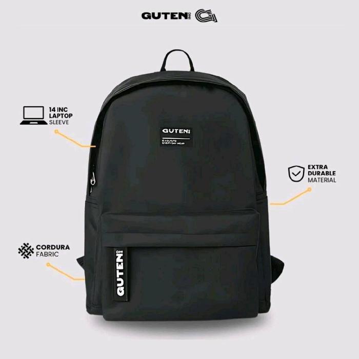 Guten Inc - Tas Ransel Backpack Cordura Bruce Black