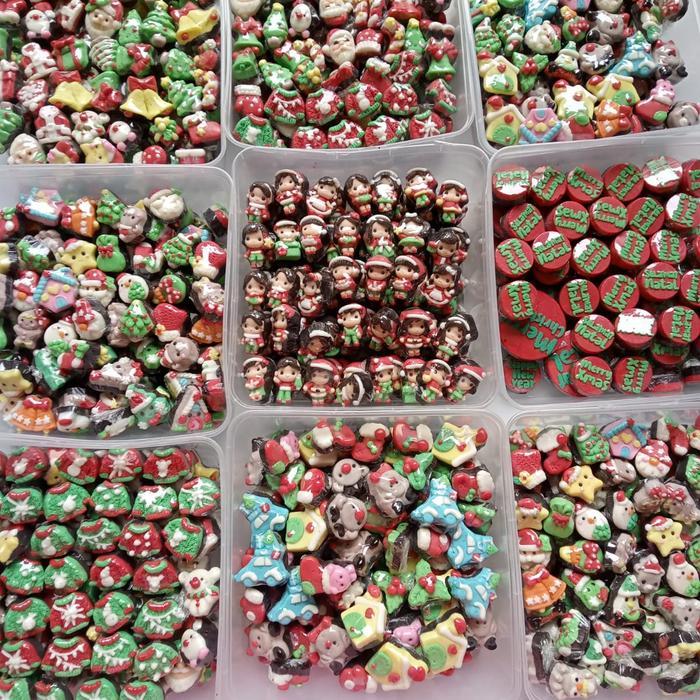 Coklat Karakter Natal Merry Christmas Mix Semua Karakter Natal