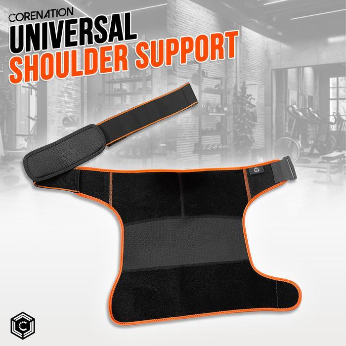 Corenation Shoulder Support Penyangga Bahu Universal Penyangga Bahu Olahraga Alat Bantu Penyangga