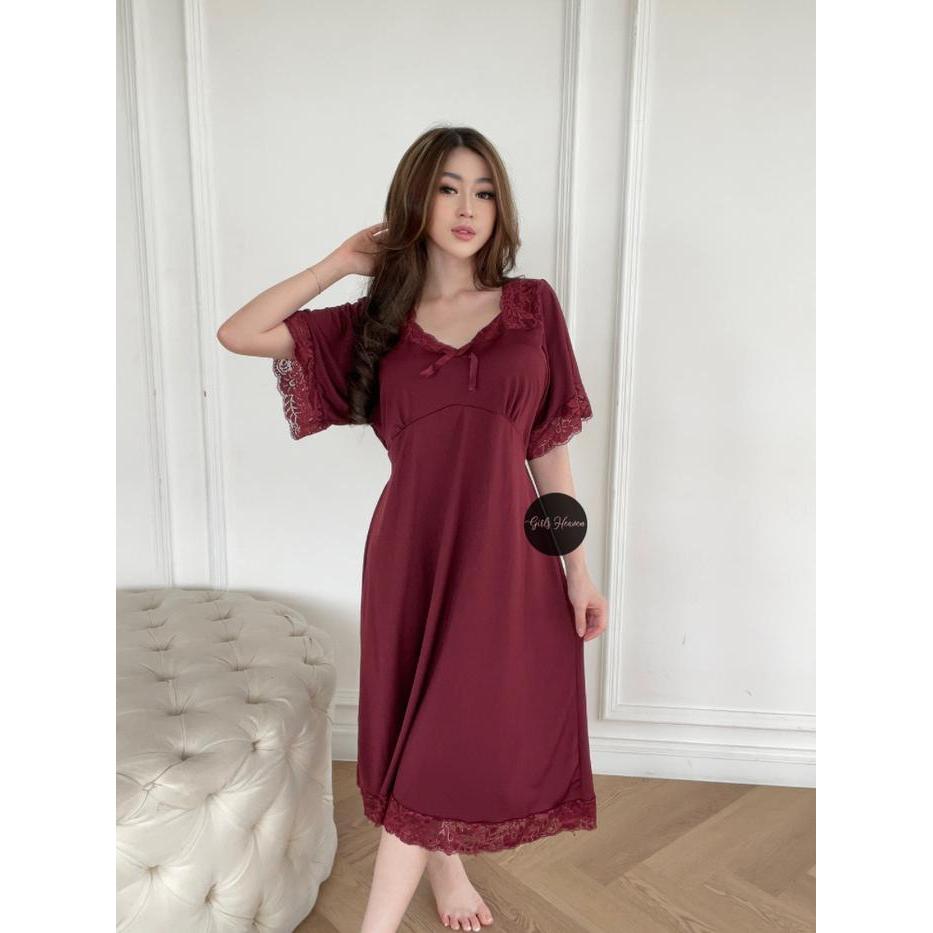 sbcx- Cassie Sleepwear Dress Bisa Big Size [ Girlsheaven_Id ]