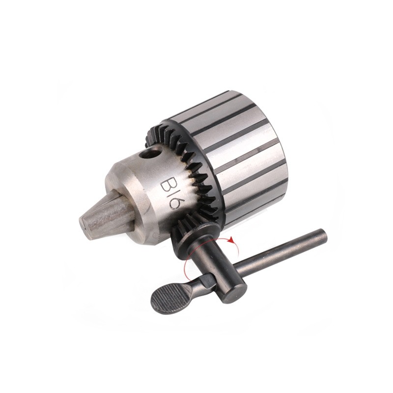 Sanou Drill Chuck Bench Drill Chuck Steel Shell Heavy Duty Three Claw Chuck Taper Drill Chuck B10