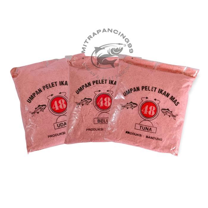 Umpan Pelet Ikan Mas 48 Merah - Umpan Pancing Ikan