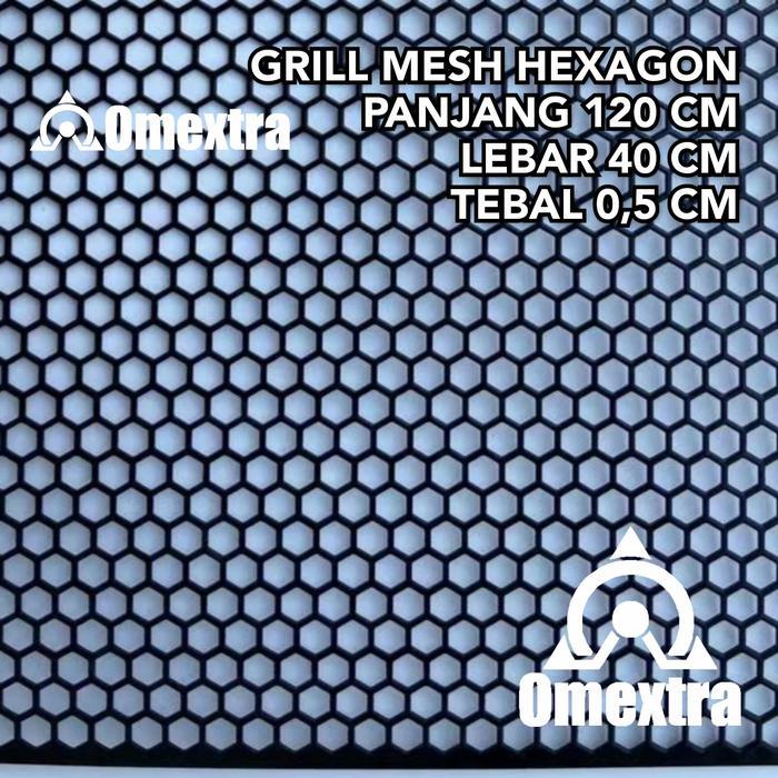 pu0i3- Car Grill Mesh Honeycomb 3D Gril Mesh Grille Sheet Grill Jaring Bumper