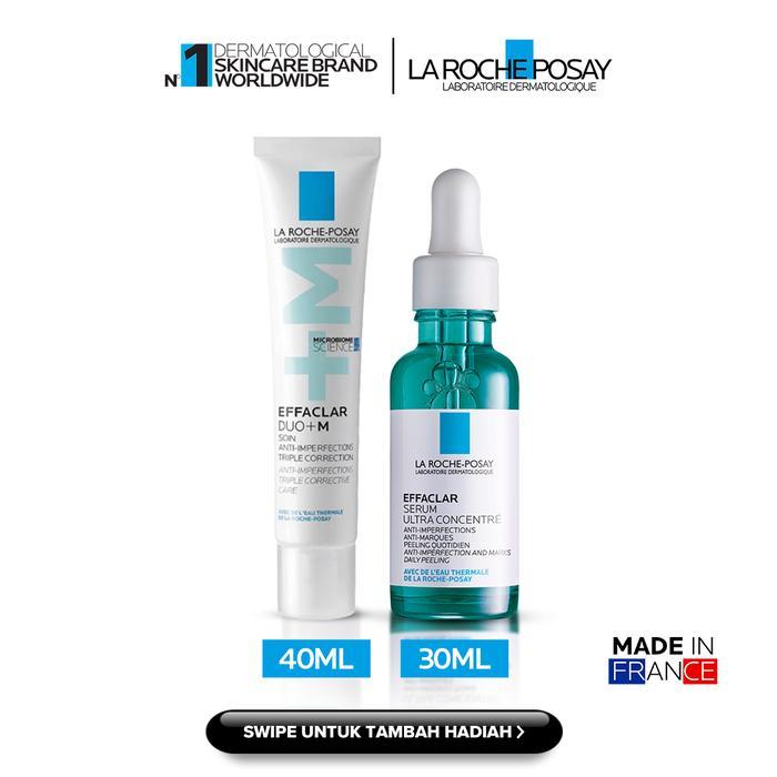 LA ROCHE POSAY EFFACLAR ACNE SERUM & EFFACLAR DUO +M SET