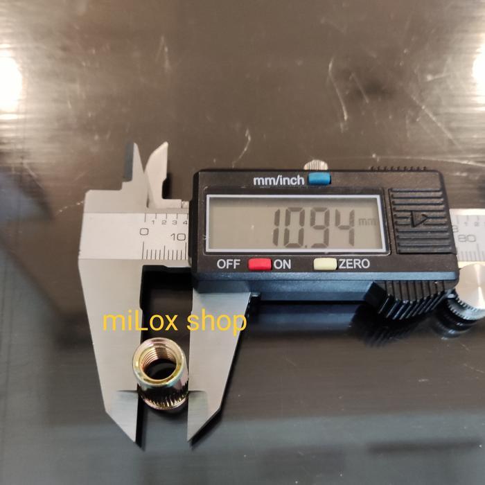 cjbkb- Rivet Nut M8 Besi Kuning Bibir Tipis Isi 100 Pcs