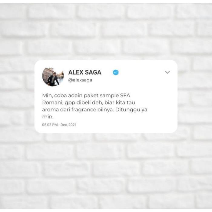 COUS- Wellsmell Paket Sample Sfa Romani @3Gr