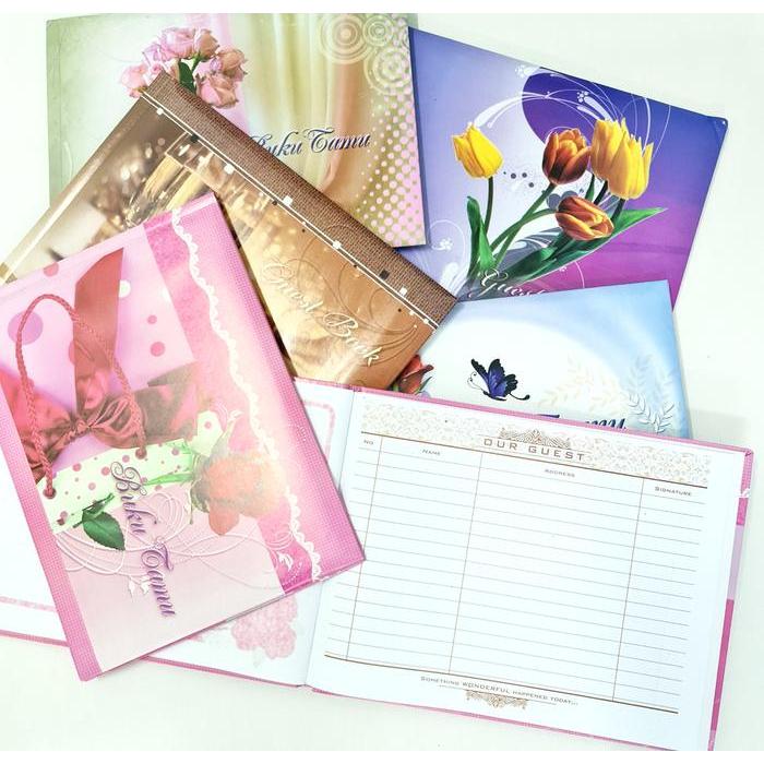 Buku Tamu Bunga / Buku Tamu / Buku Undangan