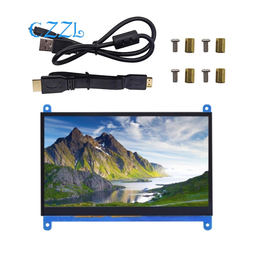 7 Inch Lcd Display Hdmi-Compatible Touch Screen 1024X600 Resolution Capacit Touch Screen Support