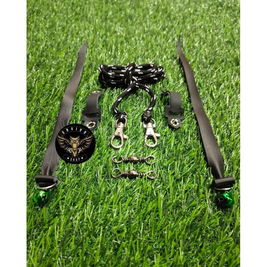 BRIDTIS- Angklet Alap Alap Cg/Bwk/Gagak Gaok Tali Kaki Burung Elang