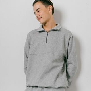 Promo Frio Half-Zip Sweatshirt Grey Frio Half-Zip Sweatshirt Grey Original