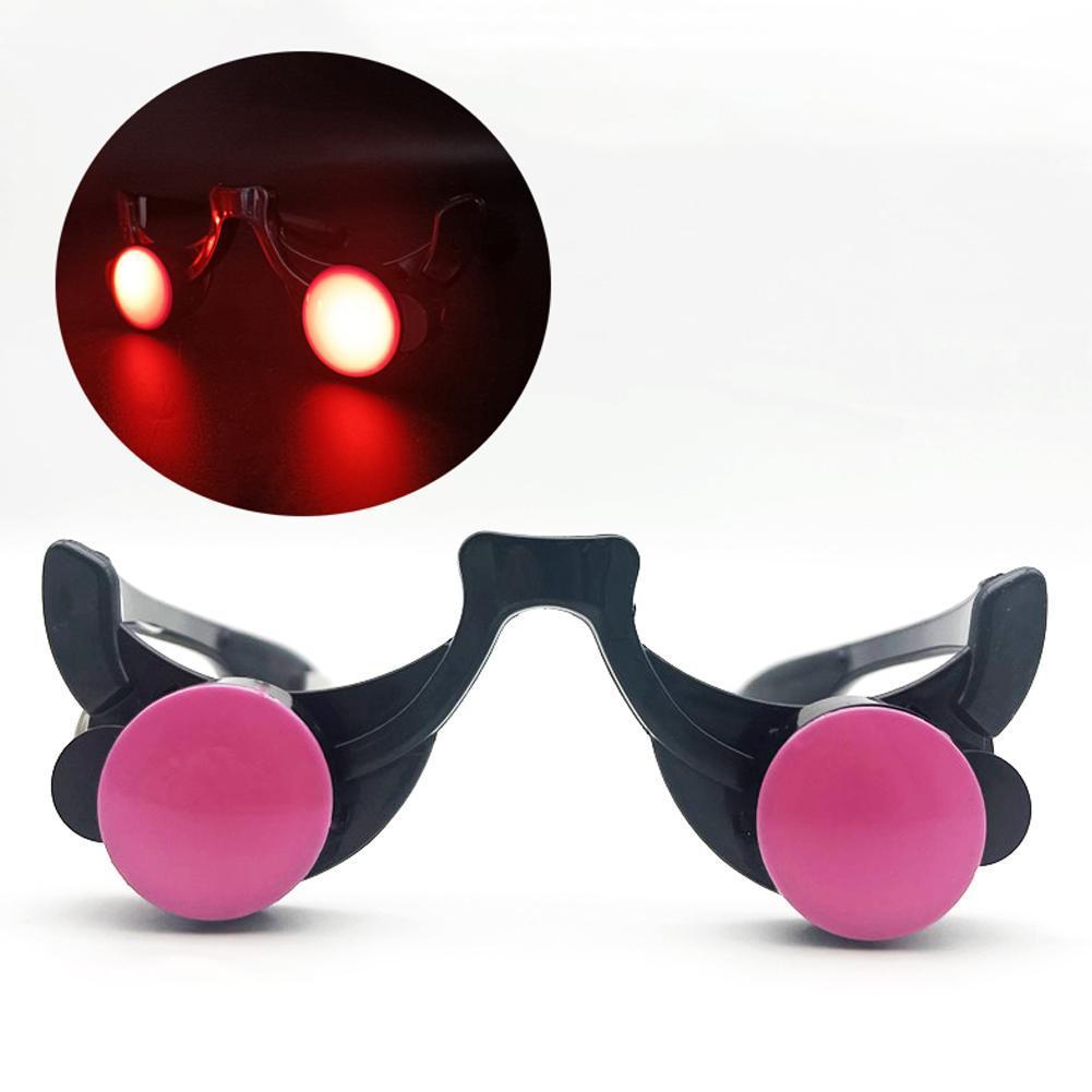 Halloween Costume Cosplay Masquerade Light-Up Led Glowing Es Demon Costume Led Glow Es Red Eyes