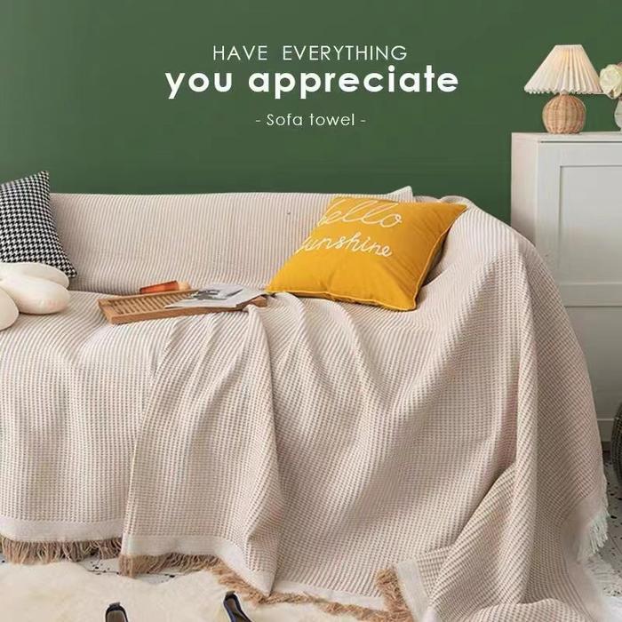 Promo Desowoco Selimut Sofa Nordic Blanket Size 130*180Cm 180*260Cm 180*340Cm - Throw Blanket - Sofa