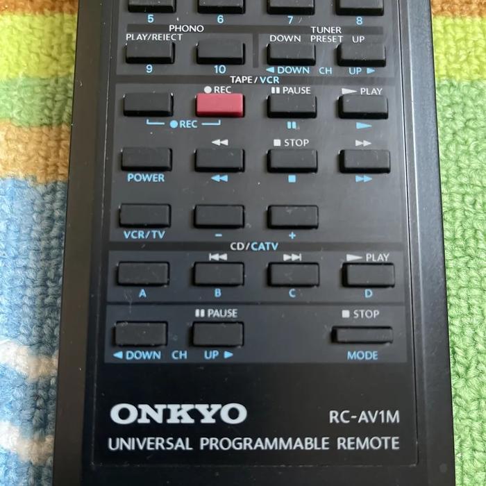Remote Control Onkyo Rc-Av1M Universal Program Mable Free Battery Garansi