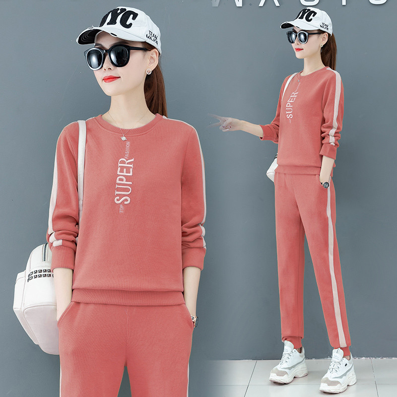 Set Pakaian Wanita Korea Nyaman & Longgar - Outfit Satu Set