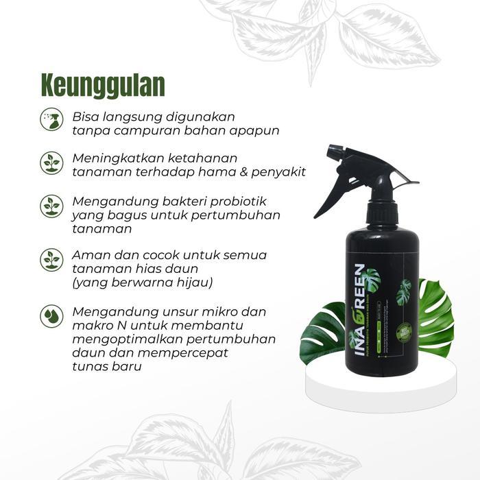 Pupuk Daun Cair Pupuk Tanaman Hias Spray Inagreen 500 Ml Siap Pakai