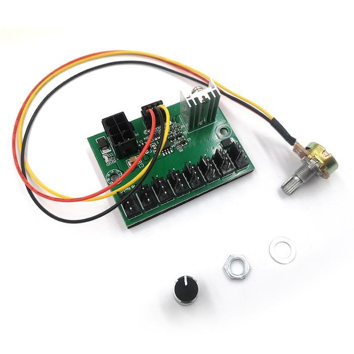 LINER- 8 Port Fan Regulator High Power Adjustable Speed 4Pin 3Pin 2Pin Fan