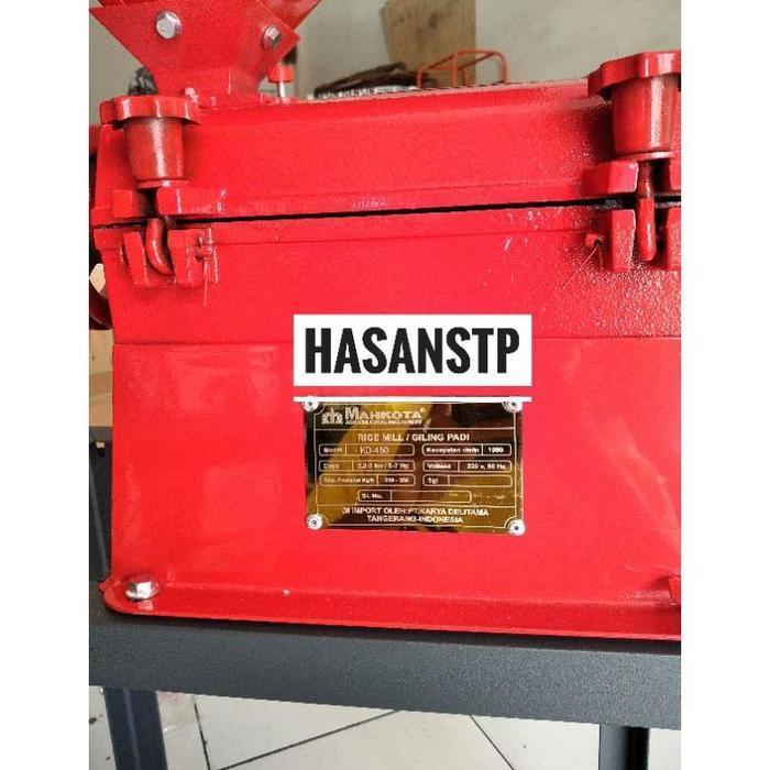 mesin giling padi kD 450 mahkota tanpa mesin