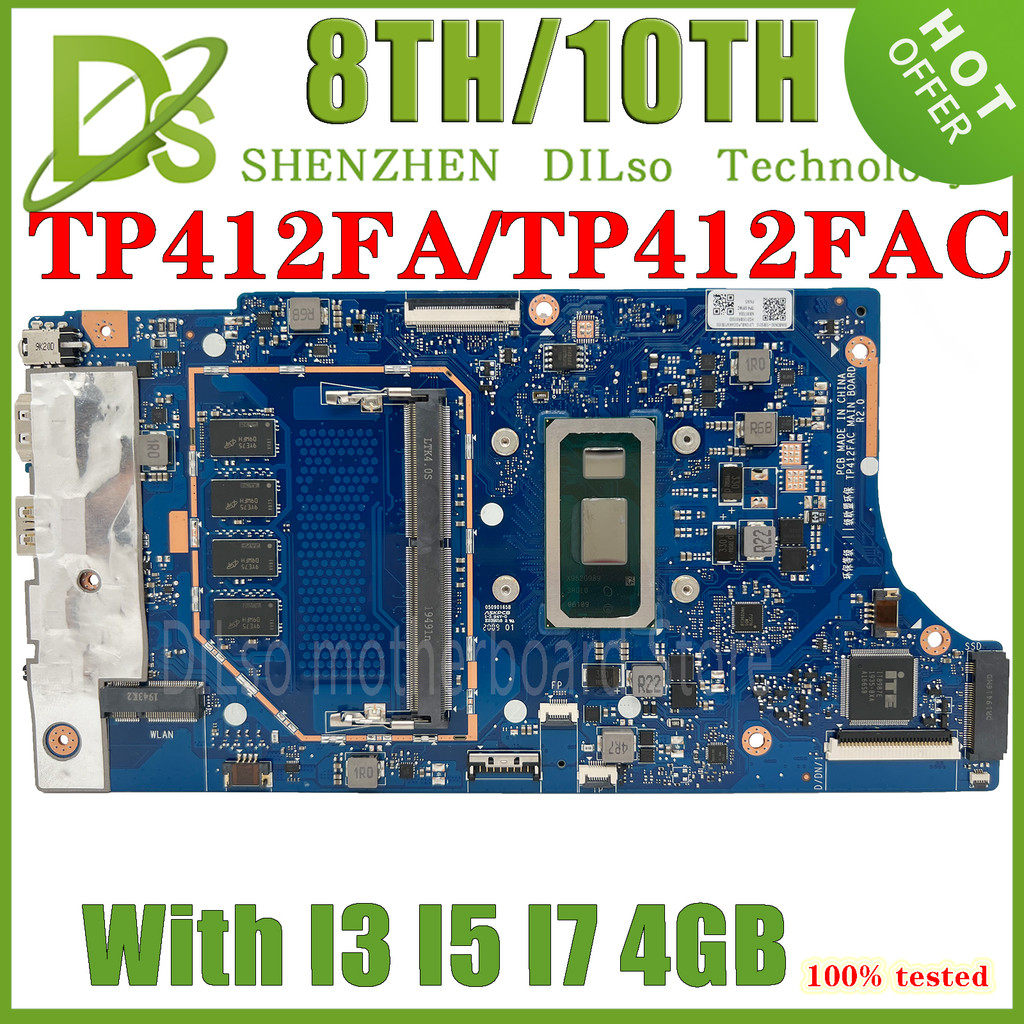 Tp412Fac Mainboard For Asus Vivobook Flip 14 Sf4100F Tp412 Tp412F Tp412Fa Motherboard With I3