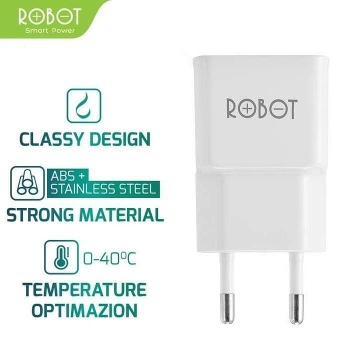 ROBOT Adaptor Kepala Charger RT-K4 Travel Charger Batok Casan HP