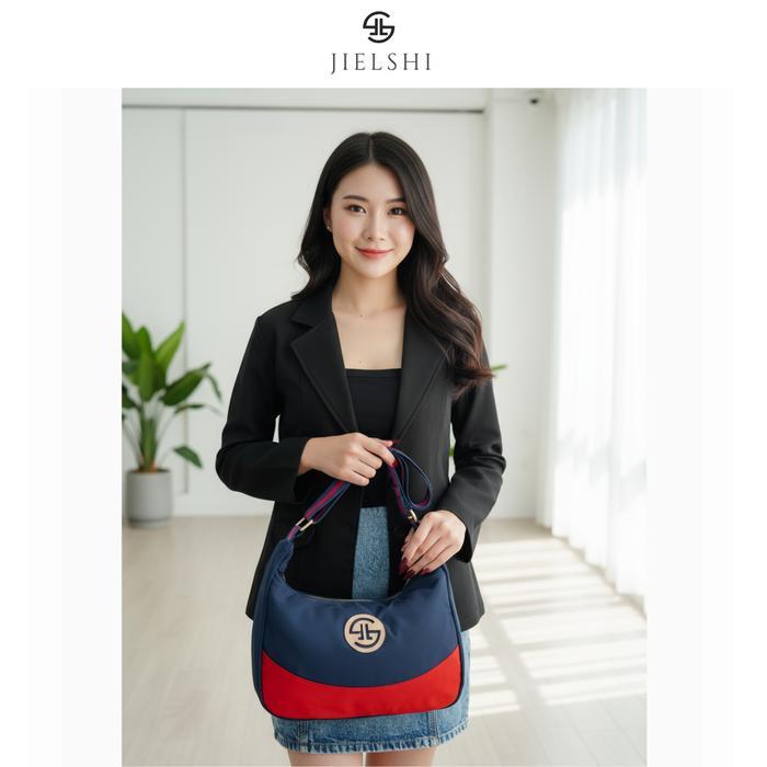 Selempang Tamara Tas Selempang Wanita 0888 # - Slingbag Polos Bahan Kanvas Tebal Simpel Muat Dompet