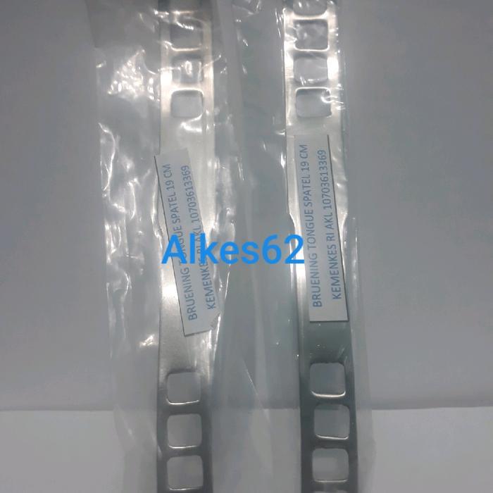 Spatel Stainless Steel Lubang Tongue Spatula Spatel Stainless Steel Polos Tongue Spatula