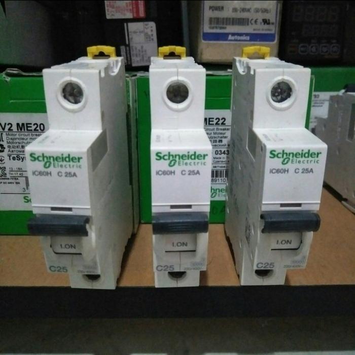 Termurah Mcb Ic60H 1P 25 A Schneider Ori 10 Ka Terlaris