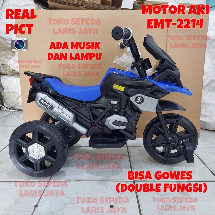 motor aki anak exotic emt 2214 , motoran aki anak double fungsi exotic kode 926
