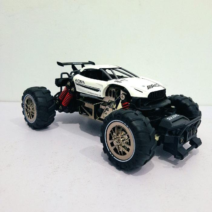 [Capt] Mainan Anak Rc Mobil Off Road Bahan Metal ~ Rc Metal High Speed Balap Ban