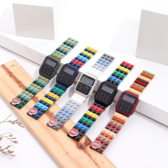 Promo Apci - (Casio) Lego Brick Watch Jam Tangan Jam Lego Kado Unik Original