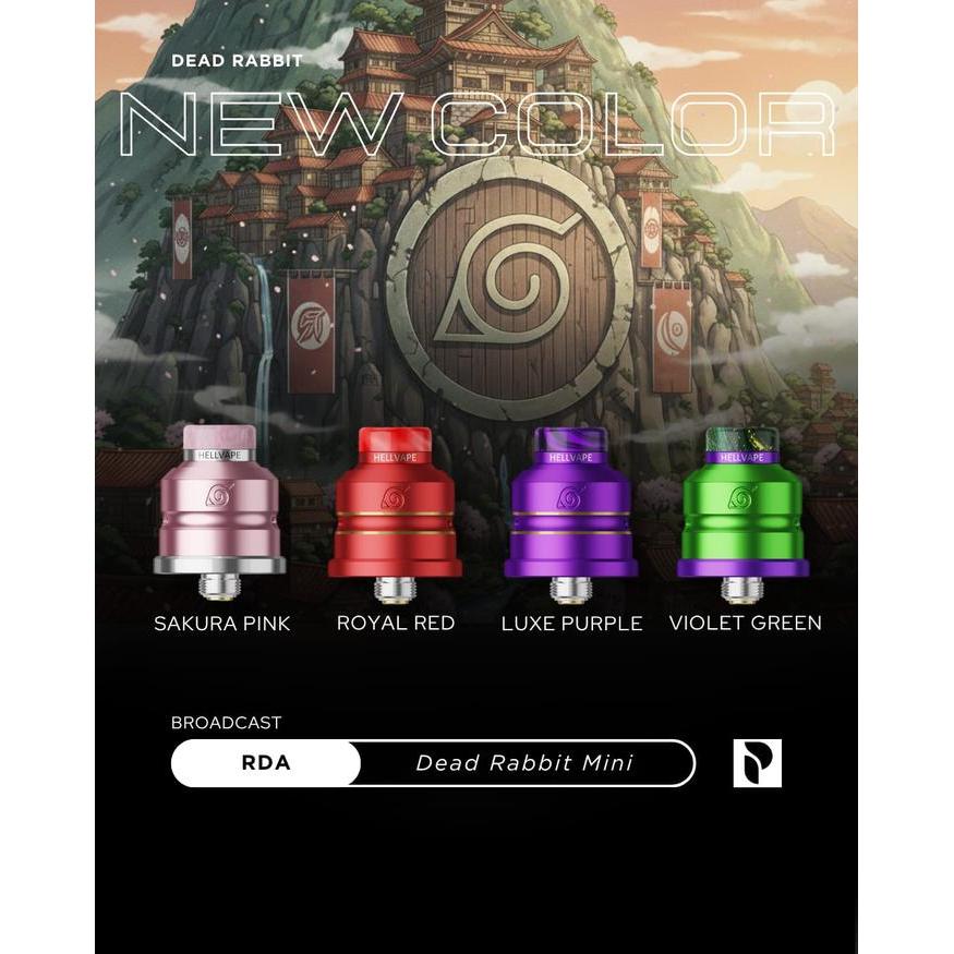 RDA DEAD RABBIT MINI 20MM COLORS BY HELLVAPE