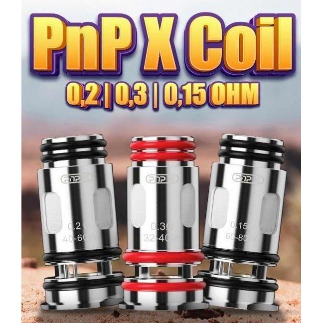 COIL VOOPOO PNP X FOR ARGUS PRO V2 0.15 0.2 0.3 OHM AUTHENTIC 100%