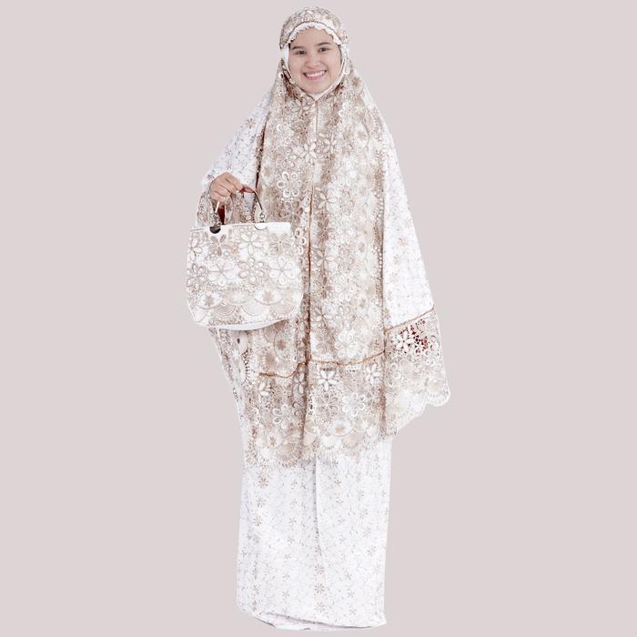 TERLARIS Mukena Sutra Paris Prada KD Lebar Tas Behel / Mukena Sutra Ori Bagus READY STOCK