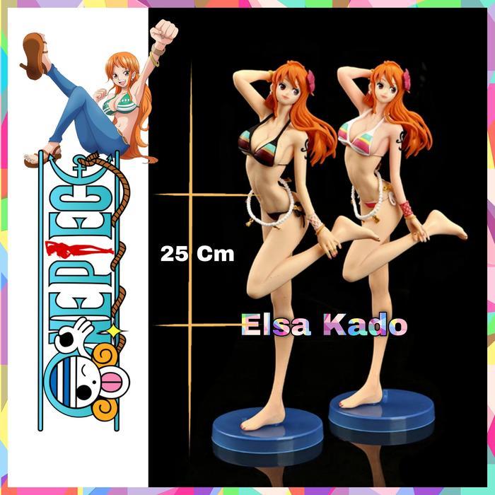 Nami One Piece Figure Bikini Seksi Beautyful Swimsuit