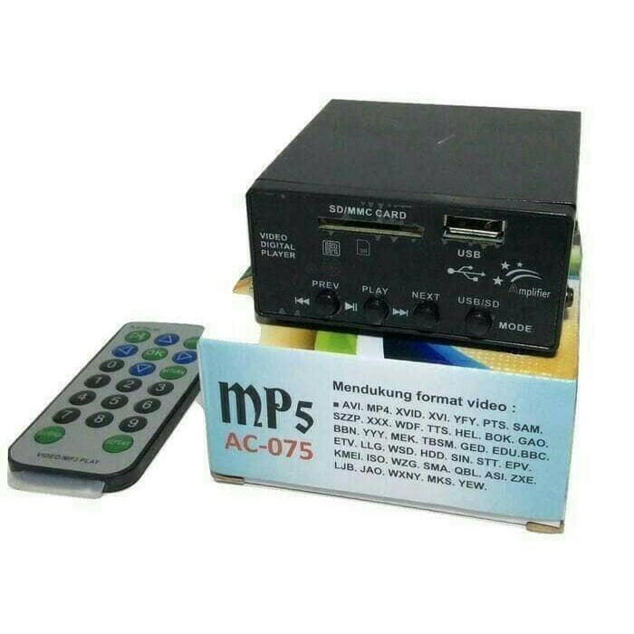 Video Digital Acoustic Ac 075 Player Mp3/4/5