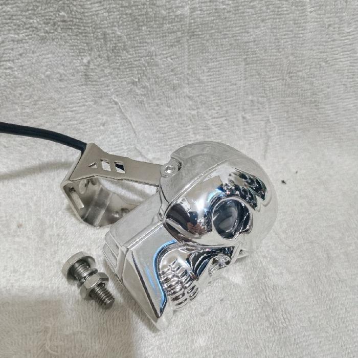 Terpopuler Lampu Tembak Motor Tengkorak Hi Low Putih Kuning Lampu Sorot Motor Tengkorak Hi Low Putih