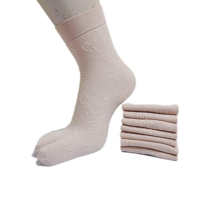 RELIGBANGET- (Jempol Muslimah Motif Korea) 6 Pasang Kaos Kaki Wanita Muslimah Jempol Korea Motif