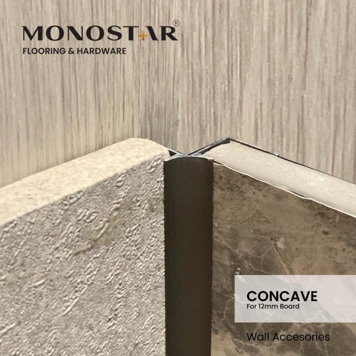 WALL ACCESSORIS ALUMUNIUM MONOSTARACCESSORIS LIST LANTAI(BOARD 12MM)