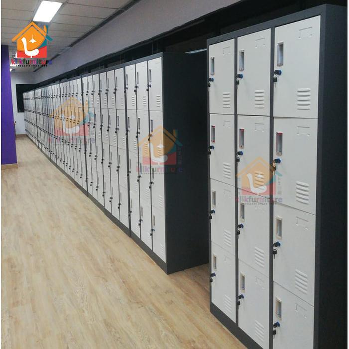Lemari Loker Locker Cabinet 12 Pintu Full Besi Akl 12